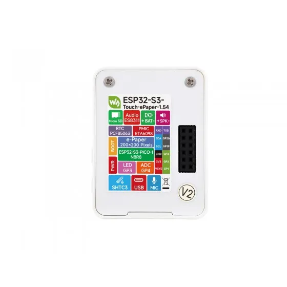 Waveshare ESP32-S3-Touch-ePaper-1.54 Back Labels