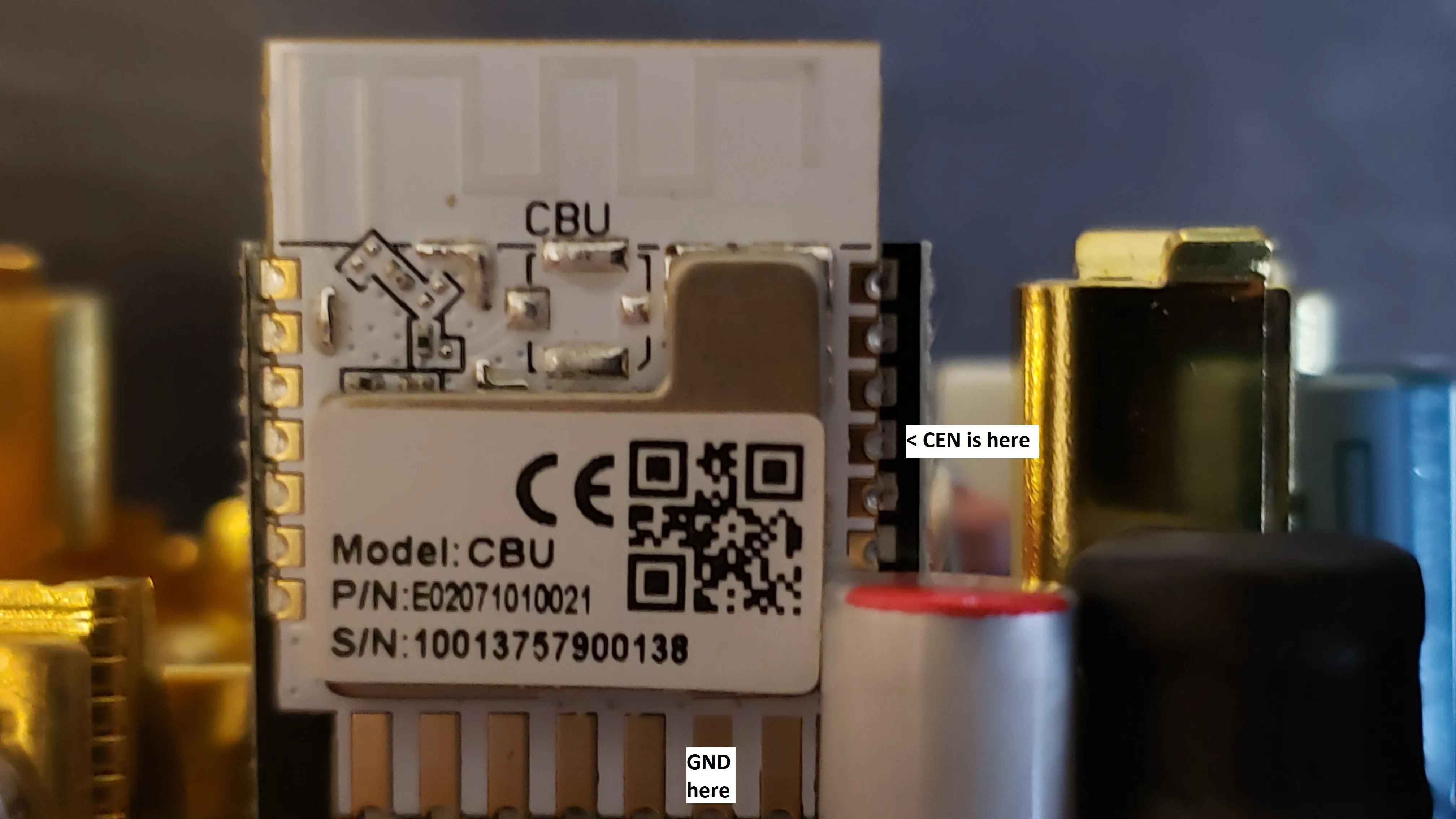 CBU module detail CBU module detail